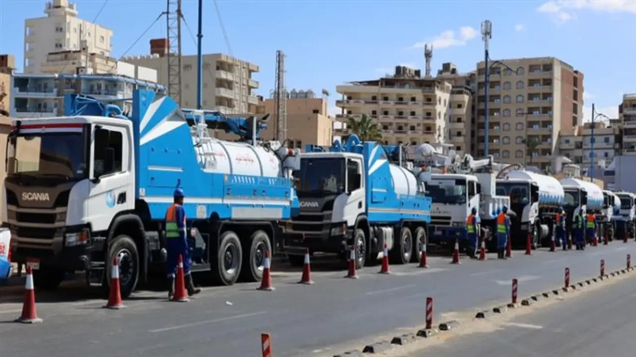 مياه مطروح ترفع درجة الاستعداد القصوى لمواجهة موجة الأمطار المتوقعة خلال الأيام المقبلة